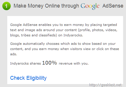 earn money google adsense account not